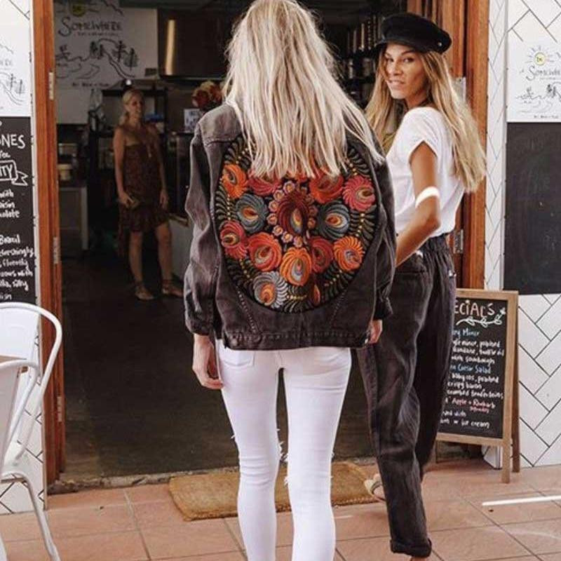 BOHO INSPIRED OVERSIZED MULTI FLORAL 