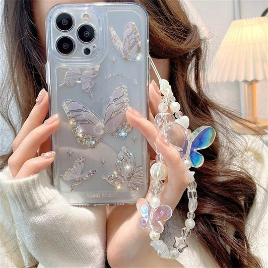 Fairycore Shiny Butterfly Phone Case