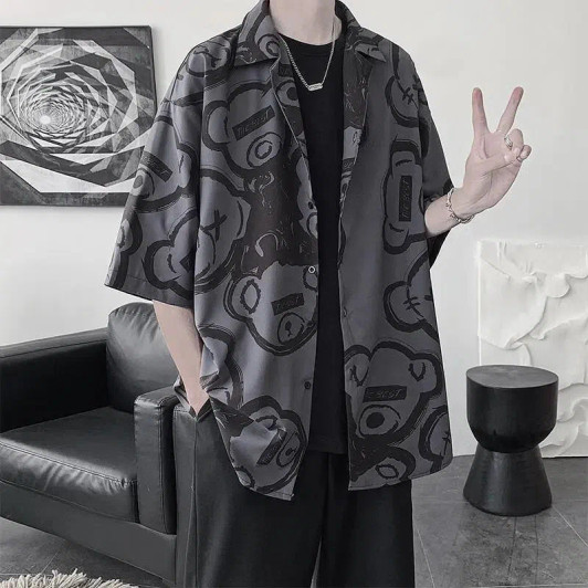 Soft Boy Teddy Printed Men's Shirt