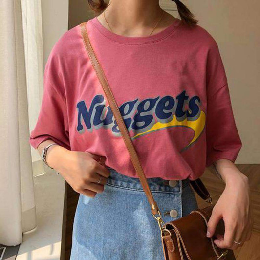nuggets pink tee