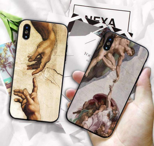 vintage creation of adam phone cases