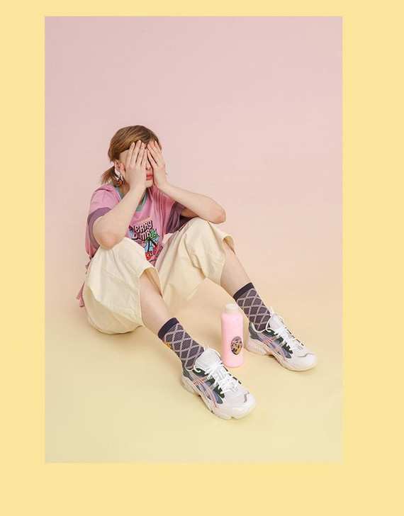 AESTHETIC CARTOON FRUIT EMBROIDERY PANTS - Cosmique Studio AESTHETIC CARTOON FRUIT EMBROIDERY PANTS - Cosmique Studio