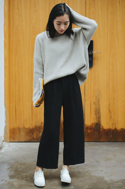 KOREAN STYLE ULZZANG HIGH WAIST PANTS 