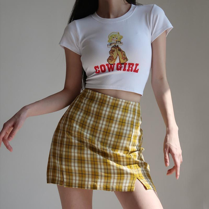 AESTHETIC GIRL STYLE UNDER SHORTS SPLIT MINI SKIRT-Cosmique Studio-Aesthetic-Egirl-Grunge-Clothing AESTHETIC GIRL STYLE UNDER SHORTS SPLIT MINI SKIRT-Cosmique Studio-Aesthetic-Egirl-Grunge-Clothing