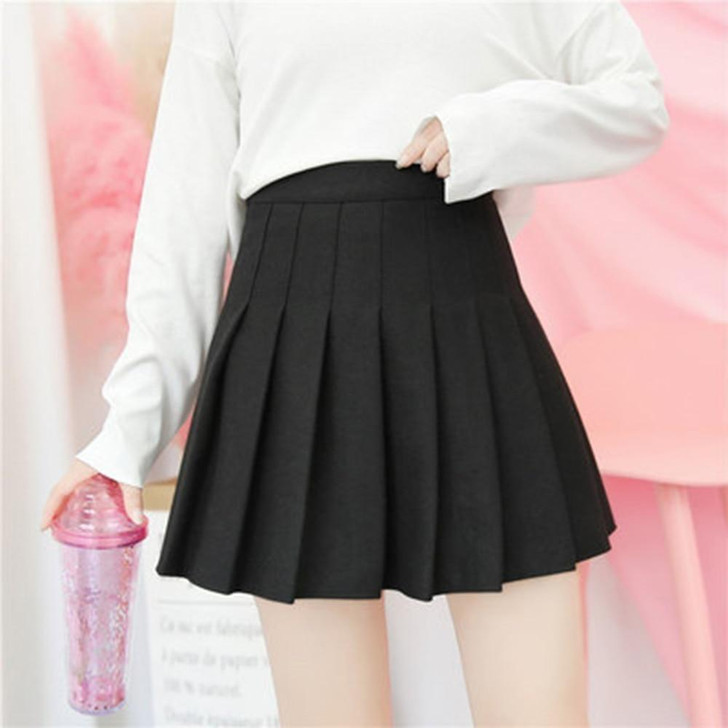 KAWAII LOLITA STYLE PLEATED MINI SKIRT - Cosmique Studio