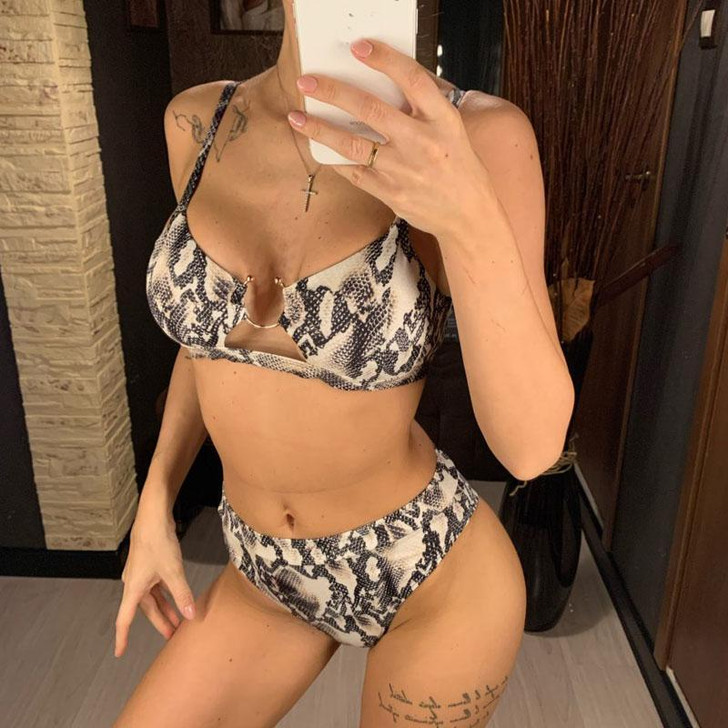 BRAZILIAN STYLE HIGH WAIST PUSH UP BIKINI SET-Cosmique Studio-Aesthetic Clothing Store