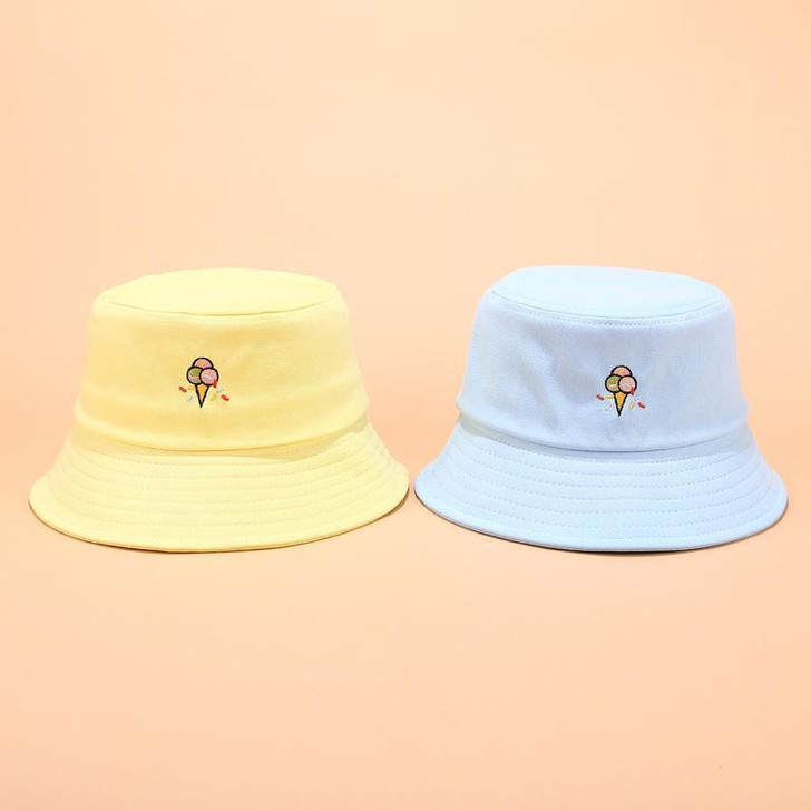 AVOCADO AND ICE CREAM BUCKET HAT-Cosmique Studio