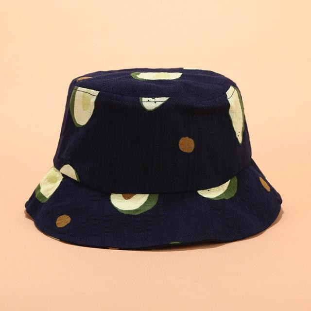 AVOCADO AND ICE CREAM BUCKET HAT-Cosmique Studio