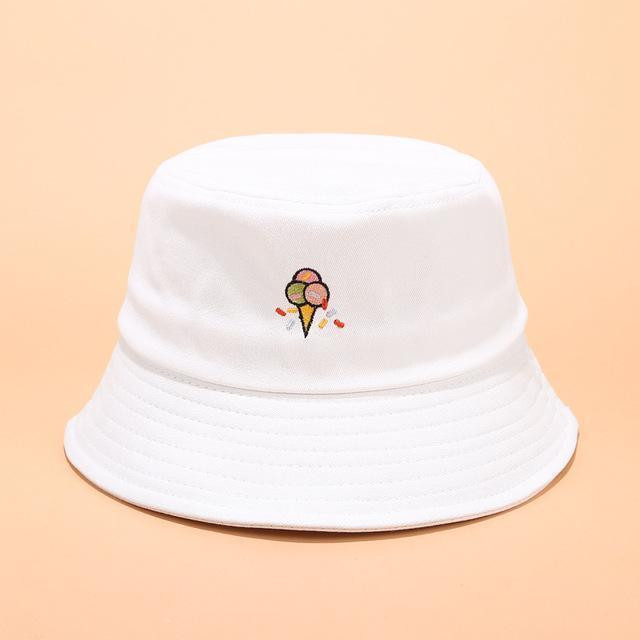 AVOCADO AND ICE CREAM BUCKET HAT-Cosmique Studio