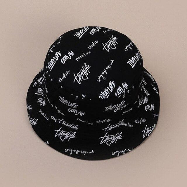 GRAFFITI PRINT REVERSIBLE BUCKET HAT - Cosmique Studio