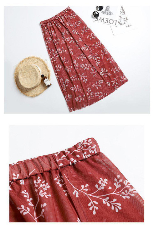 KOREAN STYLE SPLIT SEXY BEACH BIKINI SET WITH SKIRT-Cosmique Studio KOREAN STYLE SPLIT SEXY BEACH BIKINI SET WITH SKIRT-Cosmique Studio