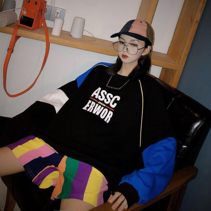 80S VINTAGE RAINBOW SHORTS-Cosmique Studio 80S VINTAGE RAINBOW SHORTS-Cosmique Studio