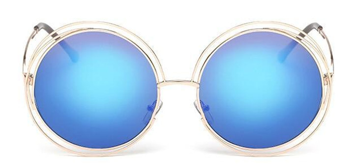 VINTAGE ROUND BIG SIZE OVERSIZED SUNGLASSES - Cosmique Studio VINTAGE ROUND BIG SIZE OVERSIZED SUNGLASSES - Cosmique Studio