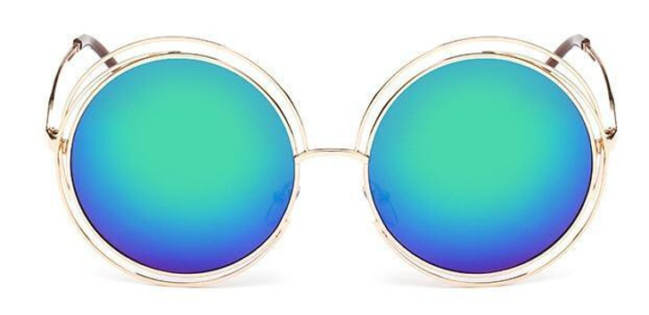 VINTAGE ROUND BIG SIZE OVERSIZED SUNGLASSES - Cosmique Studio VINTAGE ROUND BIG SIZE OVERSIZED SUNGLASSES - Cosmique Studio