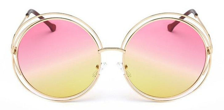 VINTAGE ROUND BIG SIZE OVERSIZED SUNGLASSES - Cosmique Studio VINTAGE ROUND BIG SIZE OVERSIZED SUNGLASSES - Cosmique Studio