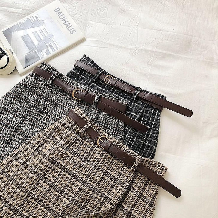 KOREAN STYLE VINTAGE MINI SKIRT - Cosmique Studio KOREAN STYLE VINTAGE MINI SKIRT - Cosmique Studio