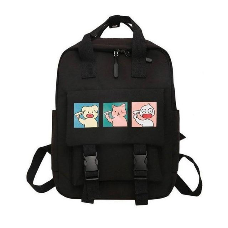 SCHOOL STYLE WATERPROOF BACKPACK - Cosmique Studio SCHOOL STYLE WATERPROOF BACKPACK - Cosmique Studio