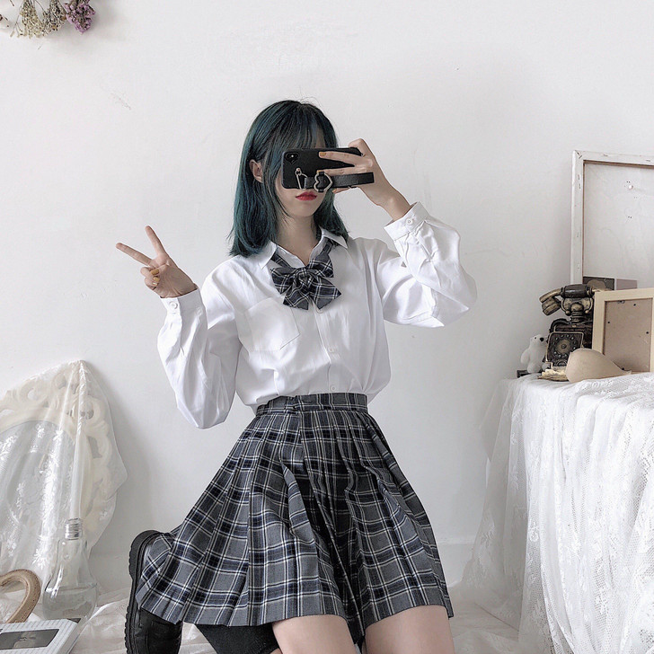 JAPANESE PREPPY STYLE SCHOOL MINI SKIRT - Cosmique Studio JAPANESE PREPPY STYLE SCHOOL MINI SKIRT - Cosmique Studio