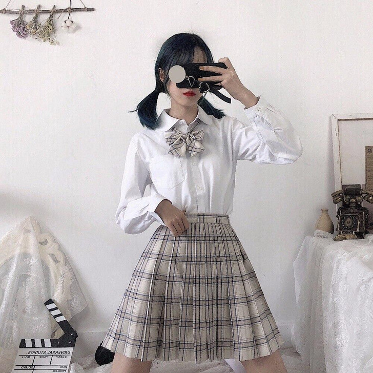 JAPANESE PREPPY STYLE SCHOOL MINI SKIRT - Cosmique Studio JAPANESE PREPPY STYLE SCHOOL MINI SKIRT - Cosmique Studio