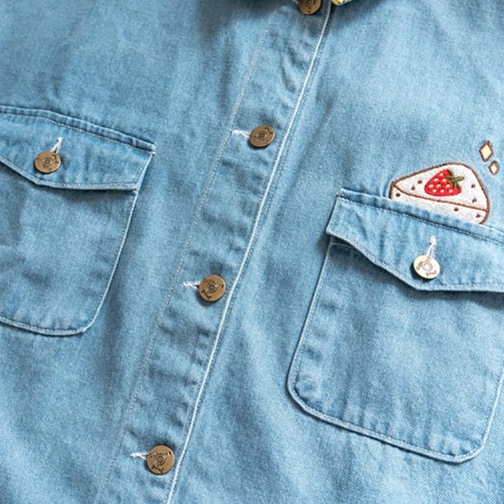 AESTHETIC VINTAGE OVERSIZED DENIM JACKET - Cosmique Studio AESTHETIC VINTAGE OVERSIZED DENIM JACKET - Cosmique Studio