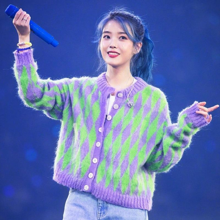 IU BUTTON KNIT SWEATER-Cosmique Studio-Aesthetic Clothing Store