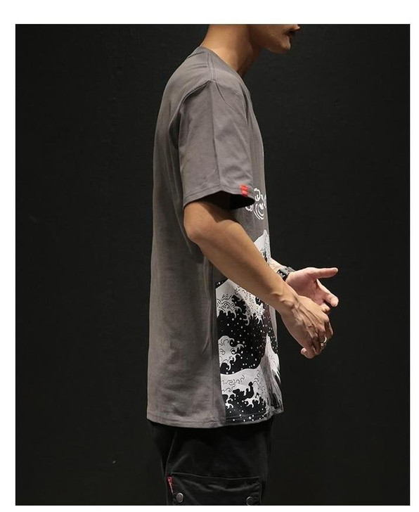 WAVE PRINT MEN TEE-Cosmique Studio-Aesthetic Clothing Store WAVE PRINT MEN TEE-Cosmique Studio-Aesthetic Clothing Store