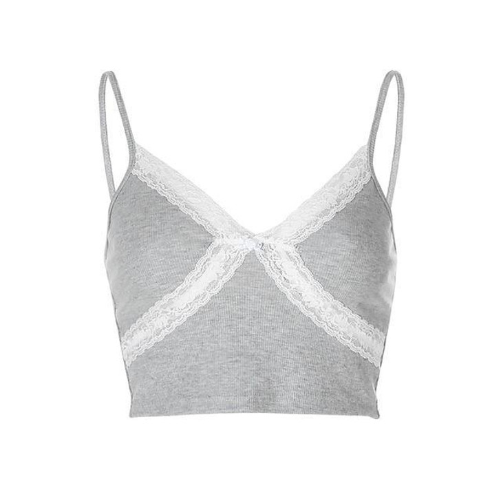 SEXY E-GIRL LACE CROP TOP-Cosmique Studio-aesthetic-clothing-store SEXY E-GIRL LACE CROP TOP-Cosmique Studio-aesthetic-clothing-store