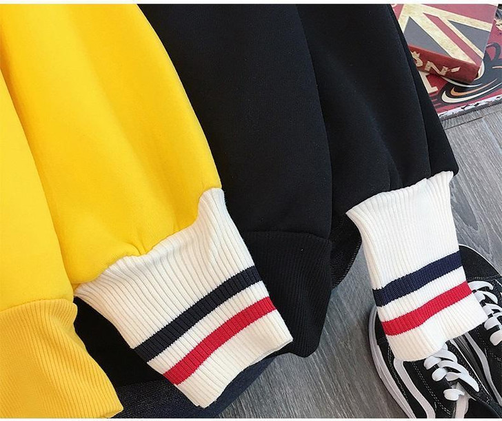 KAWAII RAINBOW EMBROIDERED SWEATSHIRT-Cosmique Studio-aesthetic-clothing-store KAWAII RAINBOW EMBROIDERED SWEATSHIRT-Cosmique Studio-aesthetic-clothing-store