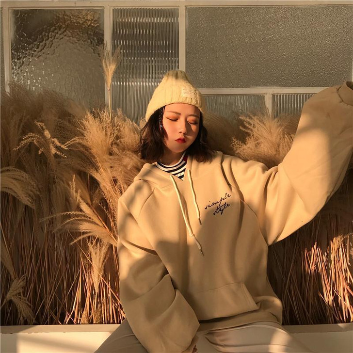 KAWAII STYLE OVERSIZE HOODIE-Cosmique Studio-aesthetic-clothing-store