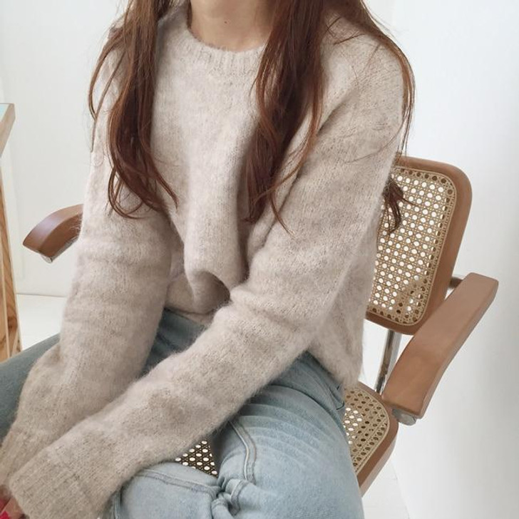 SOFT ELEGANT KNITTED SWEATER-Cosmique Studio-Aesthetic-Outfits SOFT ELEGANT KNITTED SWEATER-Cosmique Studio-Aesthetic-Outfits