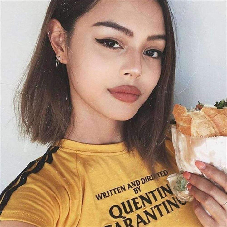 written and directed by quentin tarantino crop top in yellow written and directed by quentin tarantino crop top in yellow