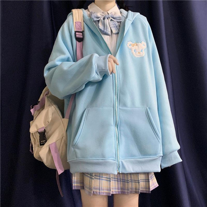 KAWAII RABBIT EARS HOODIE - Cosmique Studio