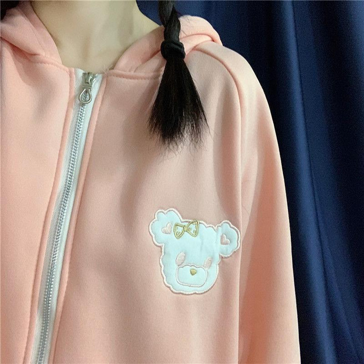 KAWAII RABBIT EARS HOODIE - Cosmique Studio - Aesthetic Outfits KAWAII RABBIT EARS HOODIE - Cosmique Studio - Aesthetic Outfits