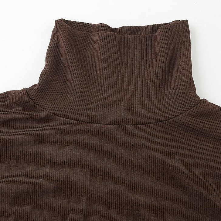 CASUAL TURTLENECK LONG SLEEVE BODYSUIT - Cosmique Studio - Aesthetic Outfits