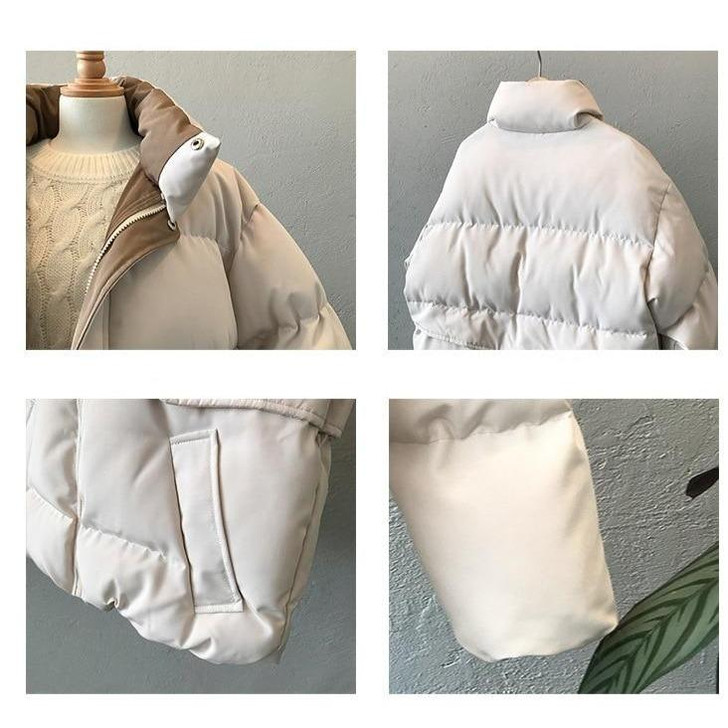 STREETWEAR ZIPPER PUFFER COAT - Cosmique Studio - Aesthetic Outfits