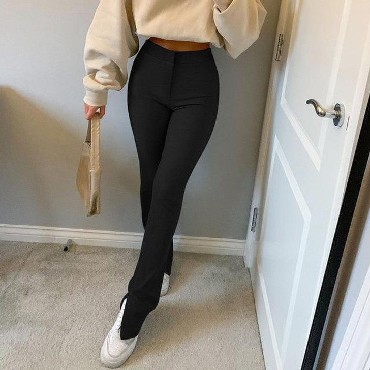 STREETWEAR SIDE SLIT SWEATPANTS - Cosmique Studio - Aesthetic Outfits STREETWEAR SIDE SLIT SWEATPANTS - Cosmique Studio - Aesthetic Outfits