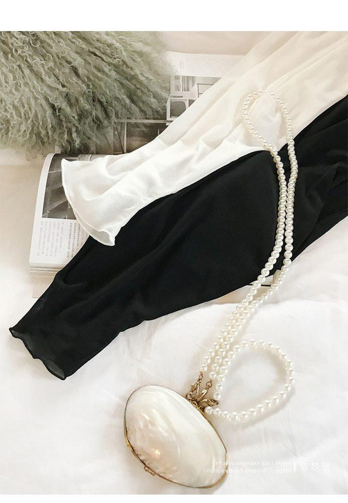 VINTAGE MESH HIGH COLLAR BLOUSE - Cosmique Studio - Aesthetic Outfits