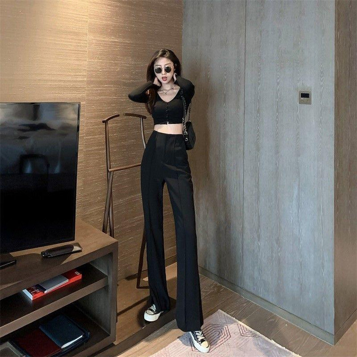 INDIE AESTHETIC FLARE PANTS - Cosmique 