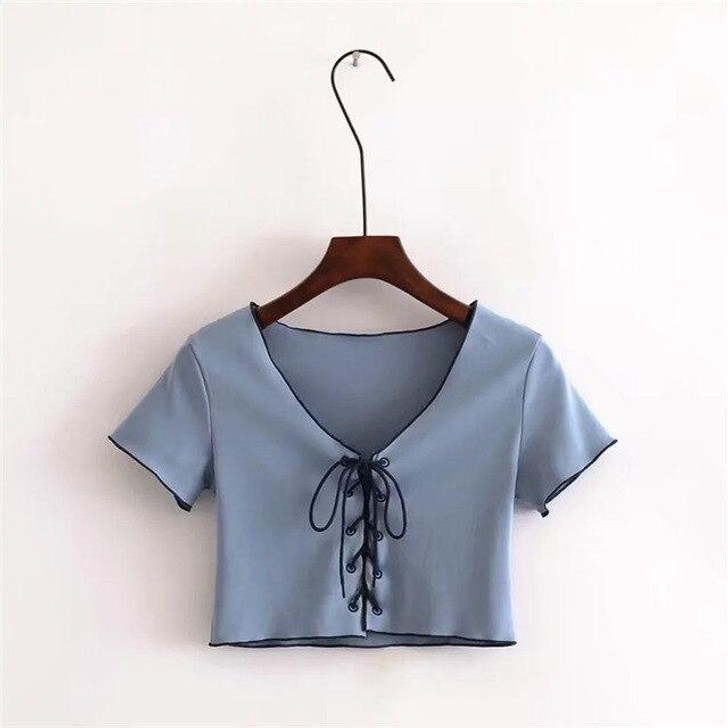 GOTHIC PUNK LACE UP CROP TOP - Cosmique Studio - Aesthetic Outfits GOTHIC PUNK LACE UP CROP TOP - Cosmique Studio - Aesthetic Outfits