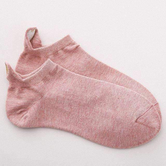 Sweety heart socks in pink