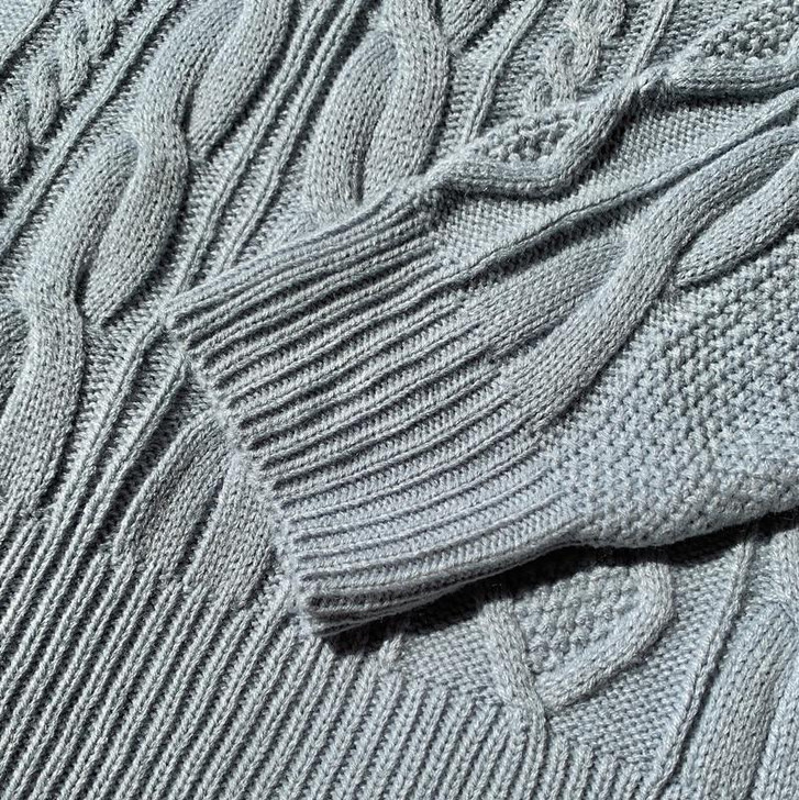 RETRO KNITTED WARM SWEATER - Cosmique Studio - Aesthetic Outfits