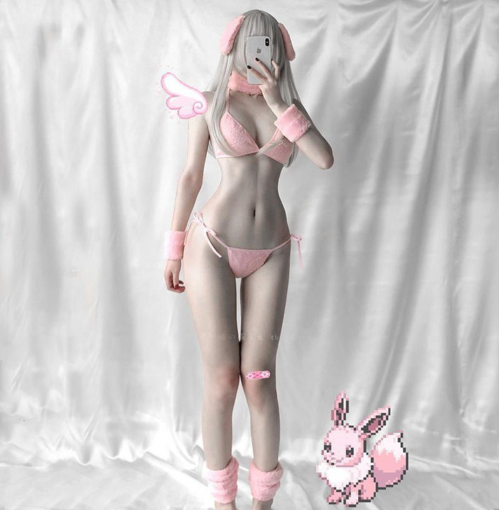 KAWAII BUNNY GIRL PANTY SET - Cosmique Studio - Aesthetic Outfits