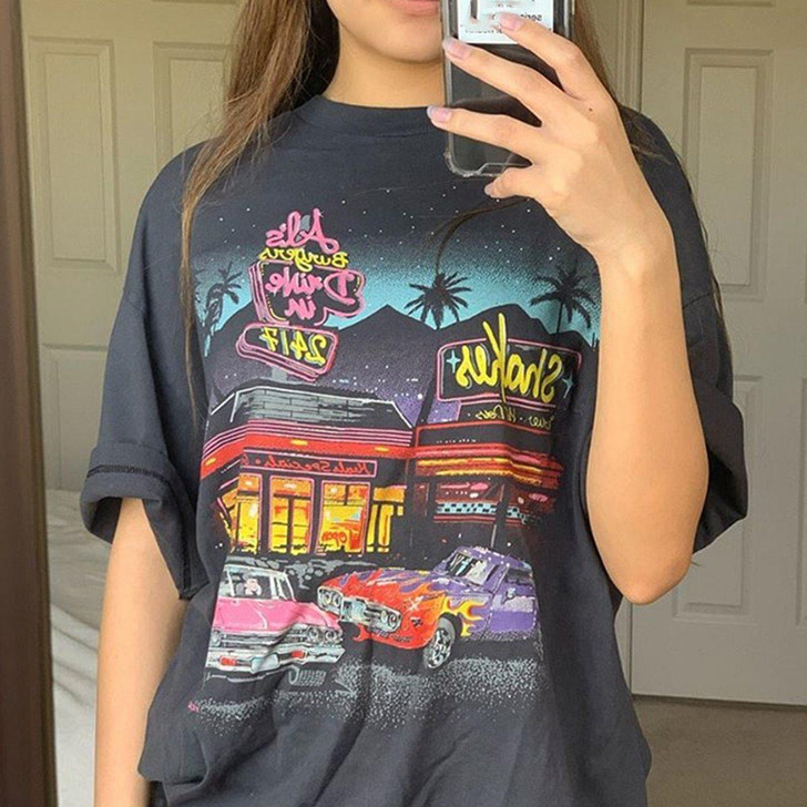 HARAJUKU SHAKES TEE - Cosmique Studio - Aesthetic Outfits HARAJUKU SHAKES TEE - Cosmique Studio - Aesthetic Outfits