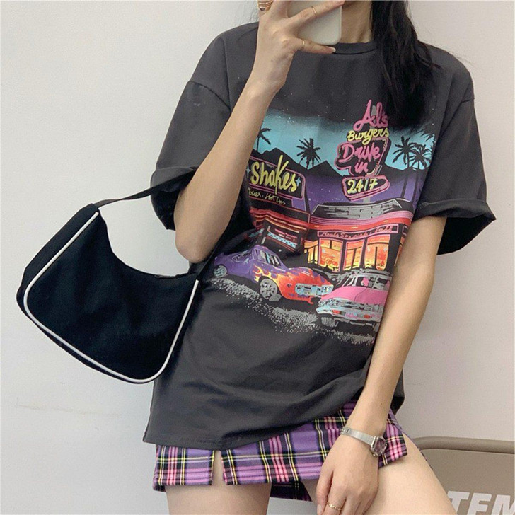 HARAJUKU SHAKES TEE - Cosmique Studio - Aesthetic Outfits HARAJUKU SHAKES TEE - Cosmique Studio - Aesthetic Outfits