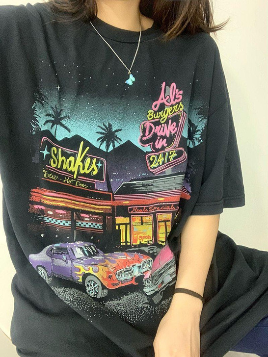 HARAJUKU SHAKES TEE - Cosmique Studio - Aesthetic Outfits HARAJUKU SHAKES TEE - Cosmique Studio - Aesthetic Outfits