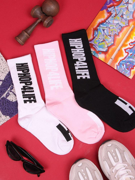 HIPHOP4LIFE MEN SOCKS - Cosmique Studio - Aesthetic Outfits