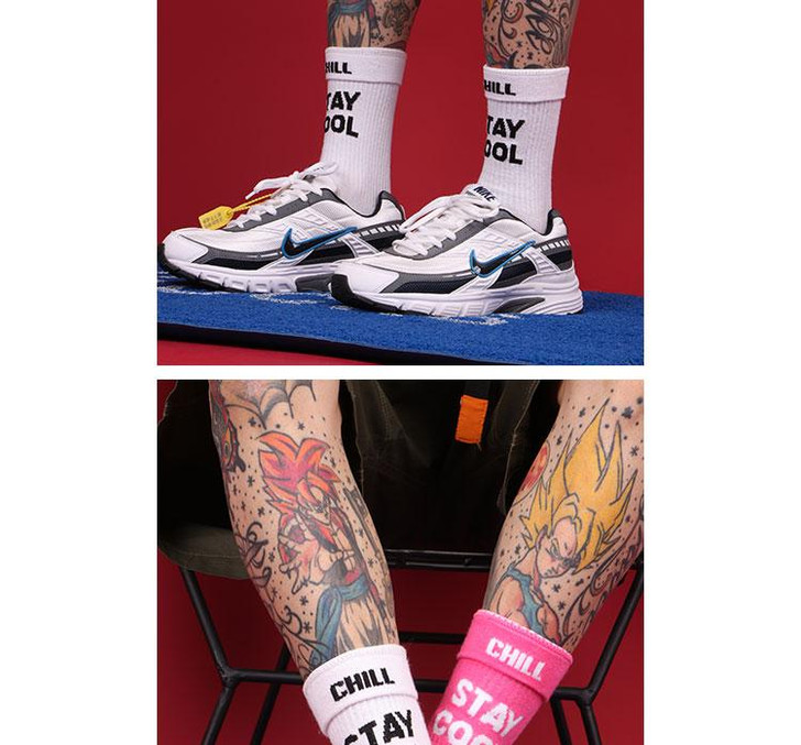 STAY COOL MEN SOCKS - Cosmique Studio - Aesthetic Outfits