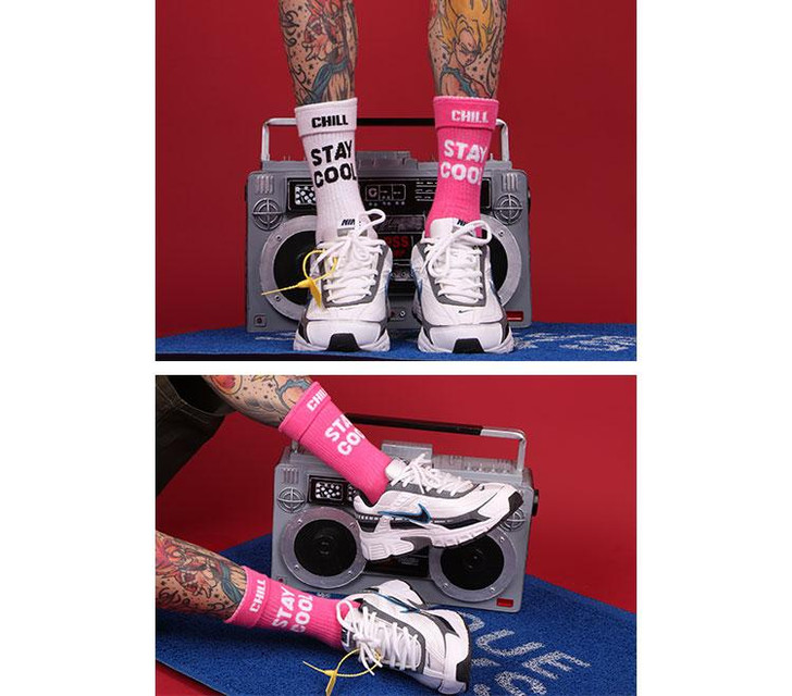 STAY COOL MEN SOCKS - Cosmique Studio - Aesthetic Outfits