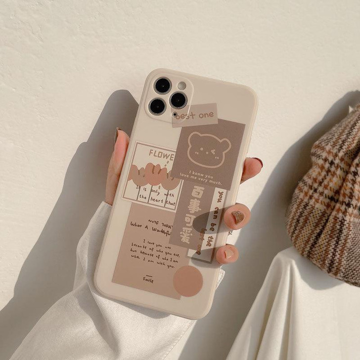 KAWAII BEAR PHONE CASE - Cosmique Studio - Aesthetic Outfits KAWAII BEAR PHONE CASE - Cosmique Studio - Aesthetic Outfits