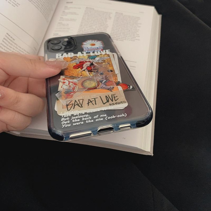 BAD AT LOVE PHONE CASE - Cosmique Studio - Aesthetic Outfits BAD AT LOVE PHONE CASE - Cosmique Studio - Aesthetic Outfits